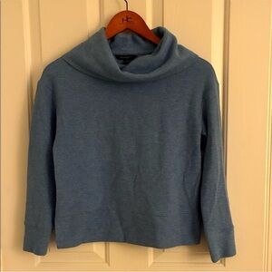Banana Republic Blue Cowl Neck Sweater